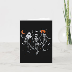Dancing Skeleton Spooky Season Card