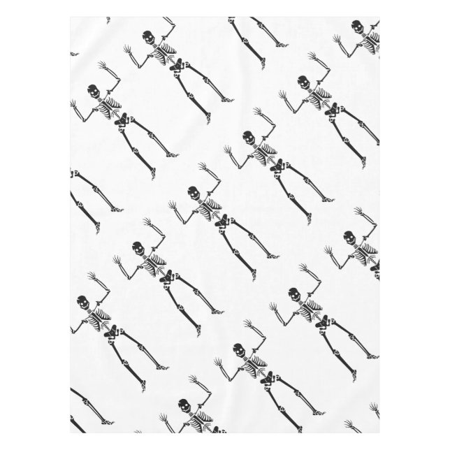 Dancing Skeleton Tablecloth (Front)