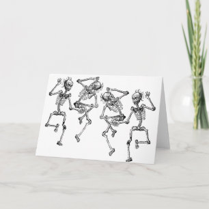 Dancing Skeletons Card