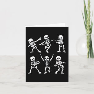 Dancing Skeletons Dance Challenge Boys Girl Kids H Card