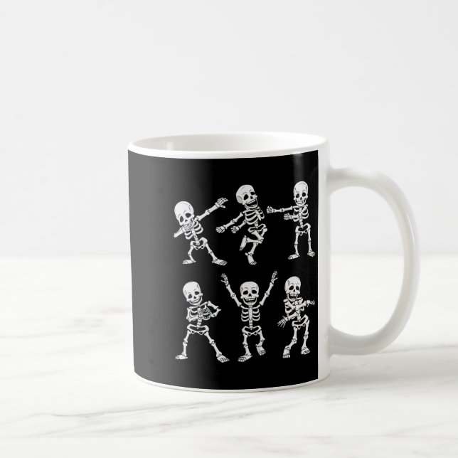 Dancing Skeletons Dance Challenge Boys Girl Kids H Coffee Mug (Right)