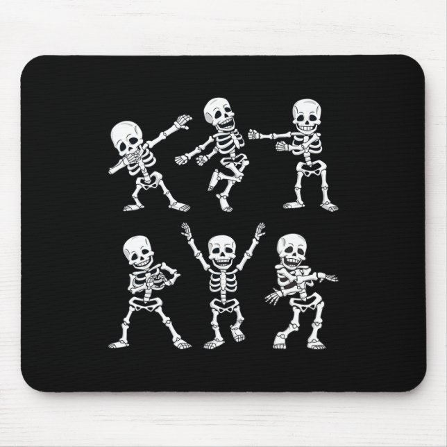 Dancing Skeletons Dance Challenge Boys Girl Kids H Mouse Mat (Front)