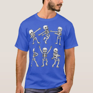 Dancing Skeletons Dance Challenge Boys Girl Kids H T-Shirt