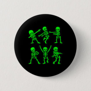Dancing Skeletons Dance Challenge Girl Boys Kids H 6 Cm Round Badge
