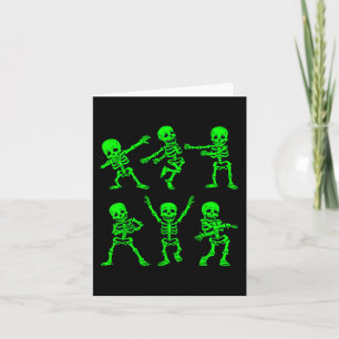 Dancing Skeletons Dance Challenge Girl Boys Kids H Card