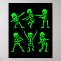 Dancing Skeletons Dance Challenge Girl Boys Kids H