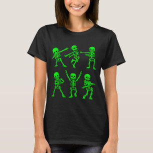 Dancing Skeletons Dance Challenge Girl Boys Kids H T-Shirt