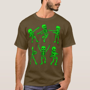 Dancing Skeletons Dance Challenge Girl Boys Kids H T-Shirt