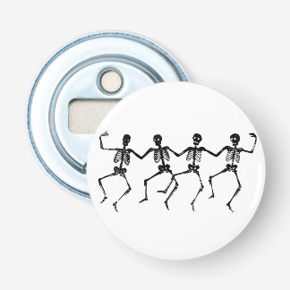 Dancing Skeletons Graphic – Vintage Woodcut Style  Bottle Opener