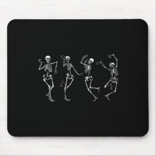 Dancing Skeletons Halloween Dance Of Death Macabre Mouse Mat