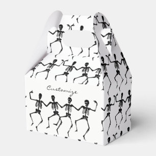 Dancing Skeletons Halloween Favour Box