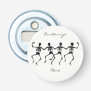 Dancing Skeletons Halloween Thunder_Cove Bottle Opener