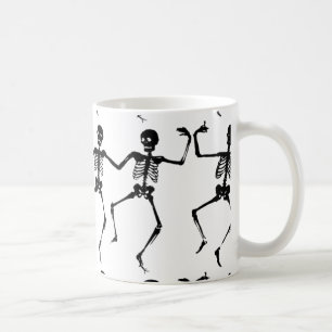 Dancing Skeletons Halloween Thunder_Cove Coffee Mug