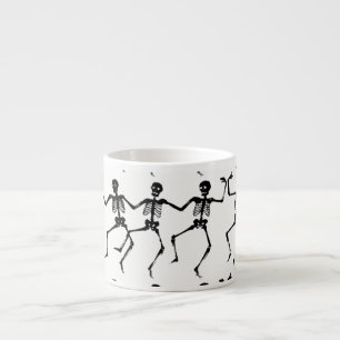 Dancing Skeletons Halloween Thunder_Cove Espresso Cup