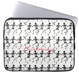 Dancing Skeletons Halloween Thunder_Cove Laptop Sleeve