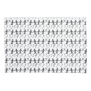 Dancing Skeletons Halloween Thunder_Cove Pillowcase