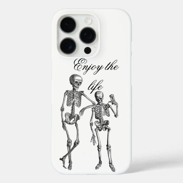 Dancing Skeletons Illustration  Case-Mate iPhone Case (Back)