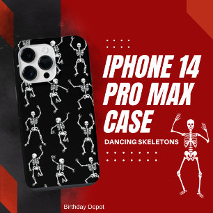 Dancing Skeletons iPhone 14 Pro Max Case