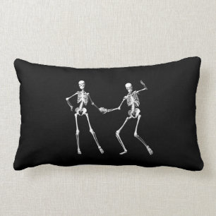 Dancing Skeletons Lumbar Pillow