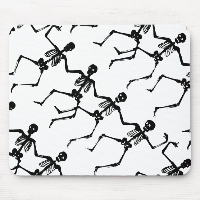 Dancing Skeletons Mouse Mat (Front)