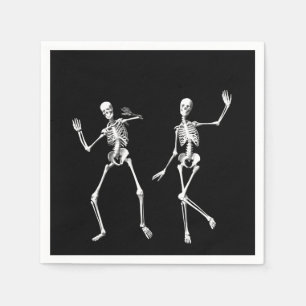 Dancing Skeletons Napkin