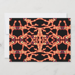 Dancing Skeletons Party Invitation