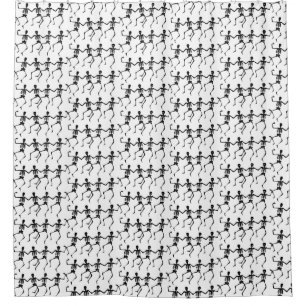 Dancing Skeletons Shower Curtain