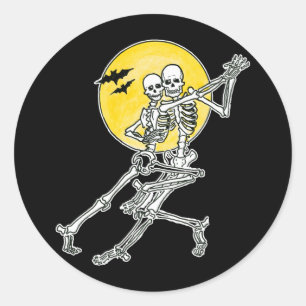 Dancing Skeletons Stickers/Envelope Seals