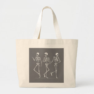 Dancing skeletons tote bag