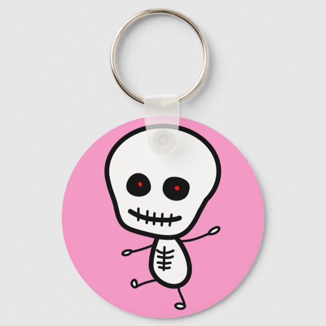Dancing Skellie Key Ring (Front)