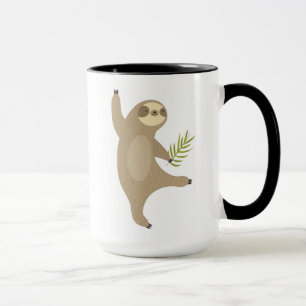Dancing Sloth Why Not? Mug