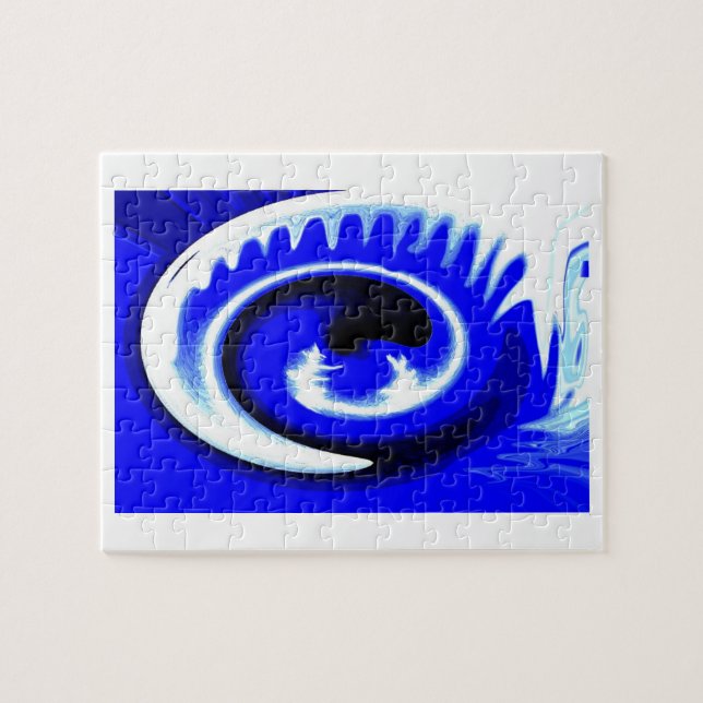 Dancing snow spirits jigsaw puzzle (Horizontal)