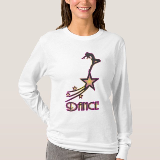 Dancing Star in Purple T-Shirt (Front)