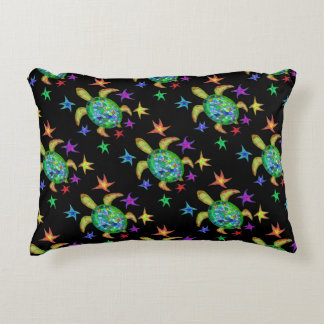 Dancing Star Turtle Decorative Cushion