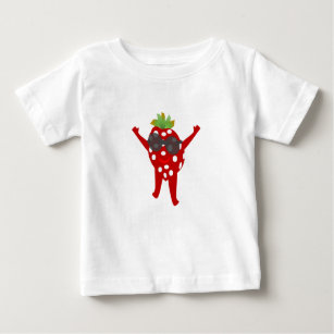 Dancing Strawberry Baby  Baby T-Shirt