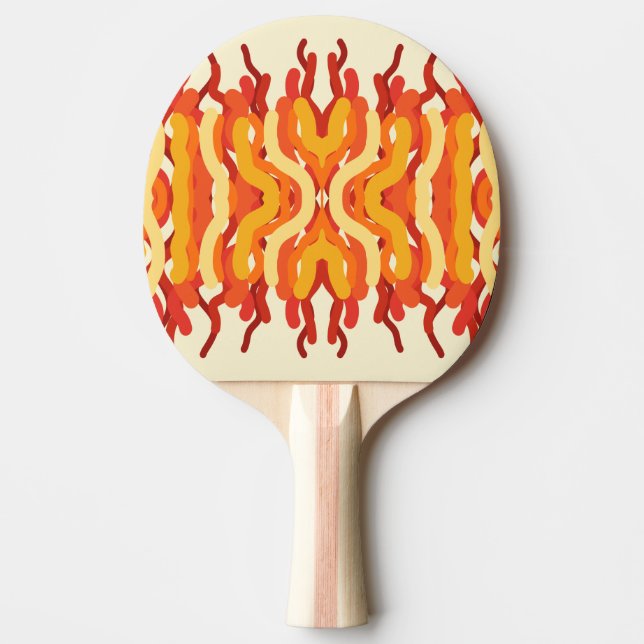 Dancing Sunburst Pop Of Colour Abstract Art Ping Pong Paddle (Front)