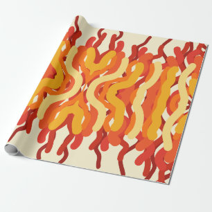 Dancing Sunburst Pop Of Colour Abstract Art  Wrapping Paper
