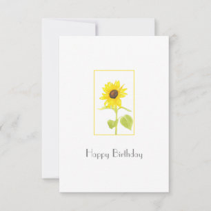 'Dancing Sunflower' Card