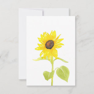 'Dancing Sunflower' Card