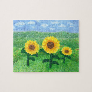 Dancing Sunflower Puzzle