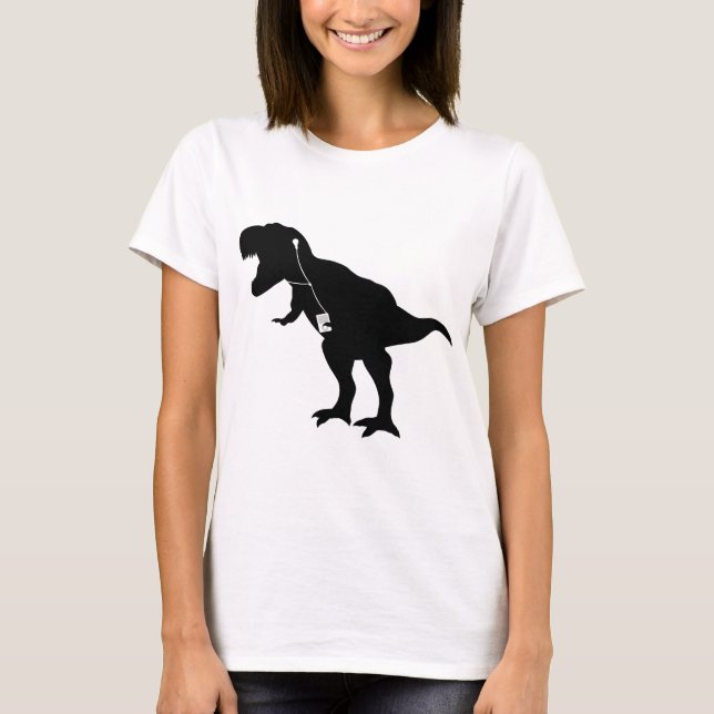 Dancing T-Rex design T-Shirt (Front)