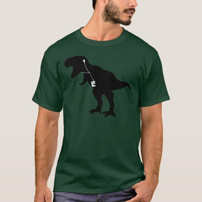 Dancing T-Rex design T-Shirt (Front)