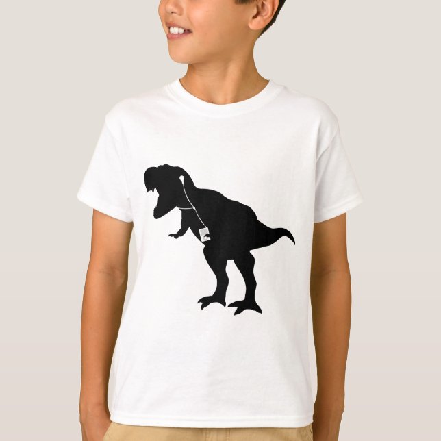 Dancing T-Rex design T-Shirt (Front)