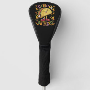 Dancing Taco Funny Cinco De Mayo Fiesta Party Golf Head Cover