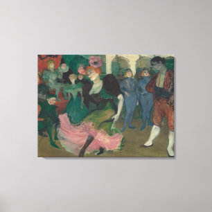 Dancing the Bolero - Toulouse-Lautrec Painting Canvas Print