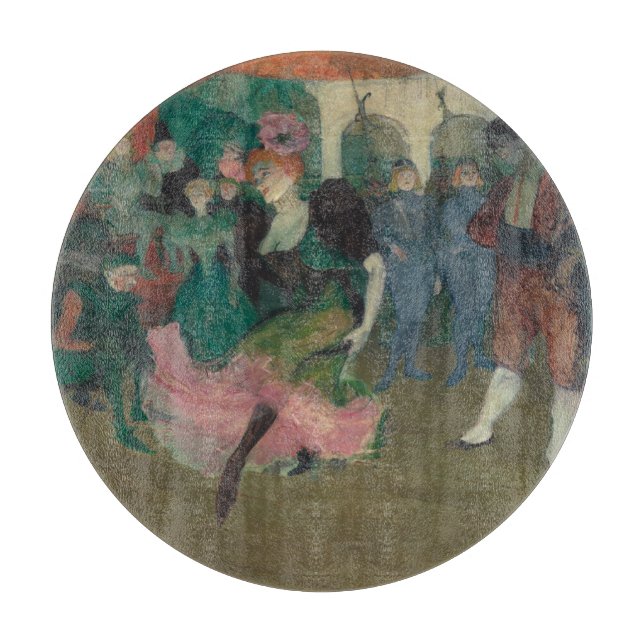 Dancing the Bolero - Toulouse-Lautrec Painting Cutting Board (Front)
