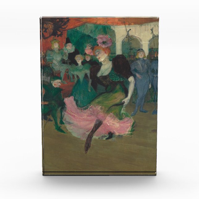 Dancing the Bolero - Toulouse-Lautrec Painting Photo Block (Front)