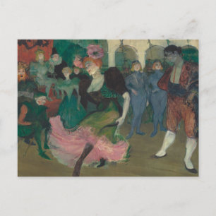 Dancing the Bolero - Toulouse-Lautrec Painting Postcard