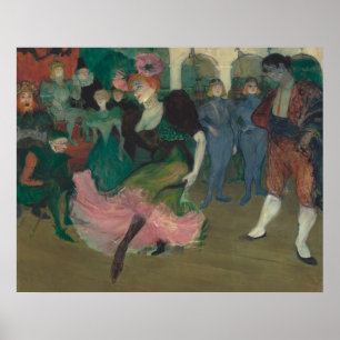 Dancing the Bolero - Toulouse-Lautrec Painting Poster