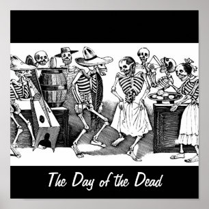 "Dancing the Jarabe in the Other World" Poster